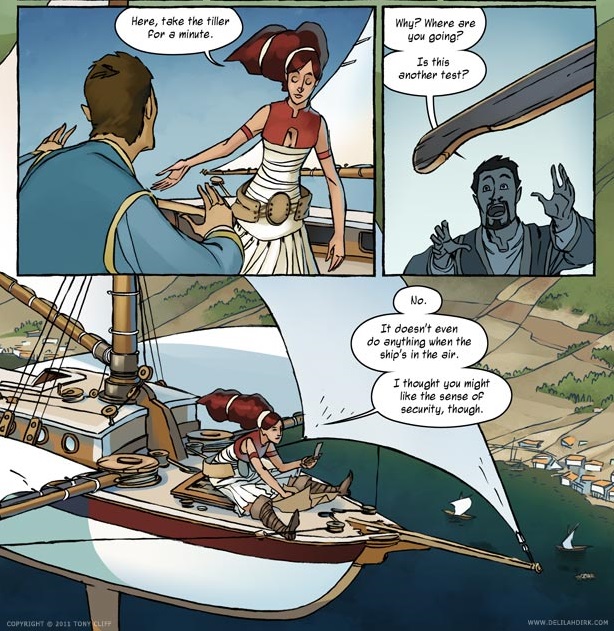 Delilah's flying boat