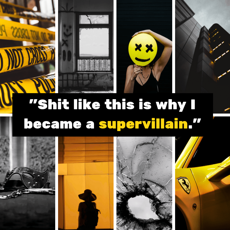 Supervillain Book Aesthetic