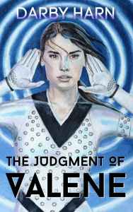 Illustrated superhero book cover showing a woman in a silver suit.