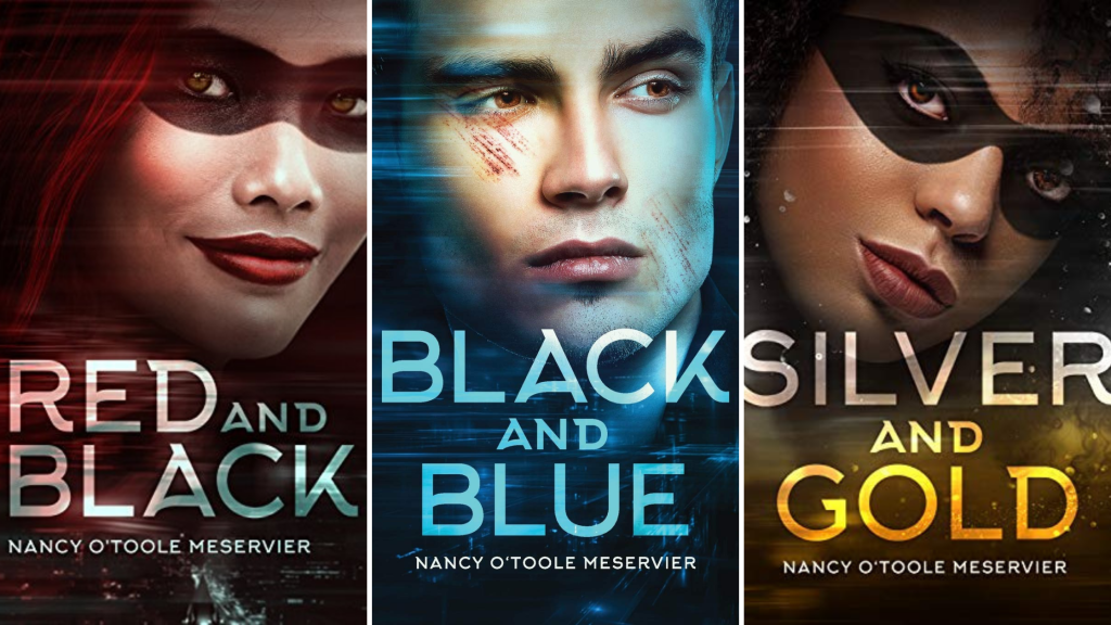 Red and Black series of superhero fiction by Nancy O'Toole