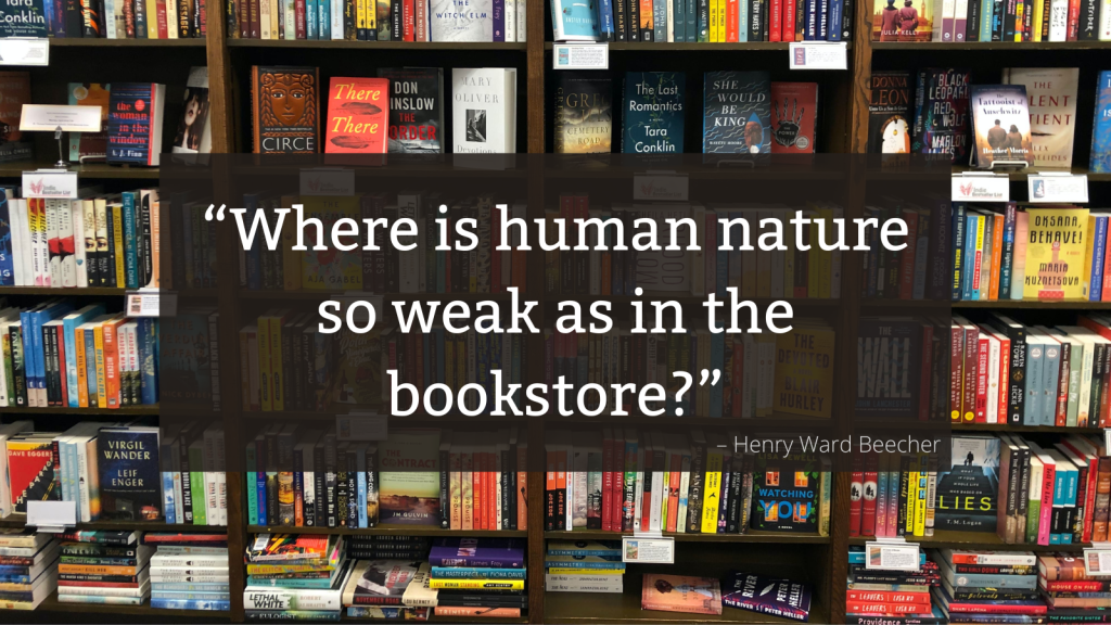bookstore quote