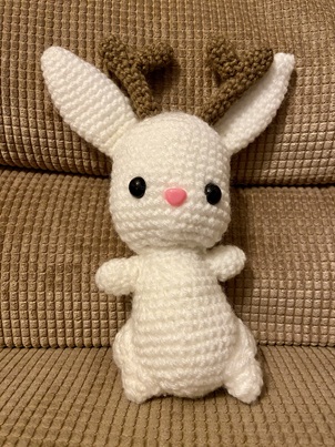 crochet jackalope