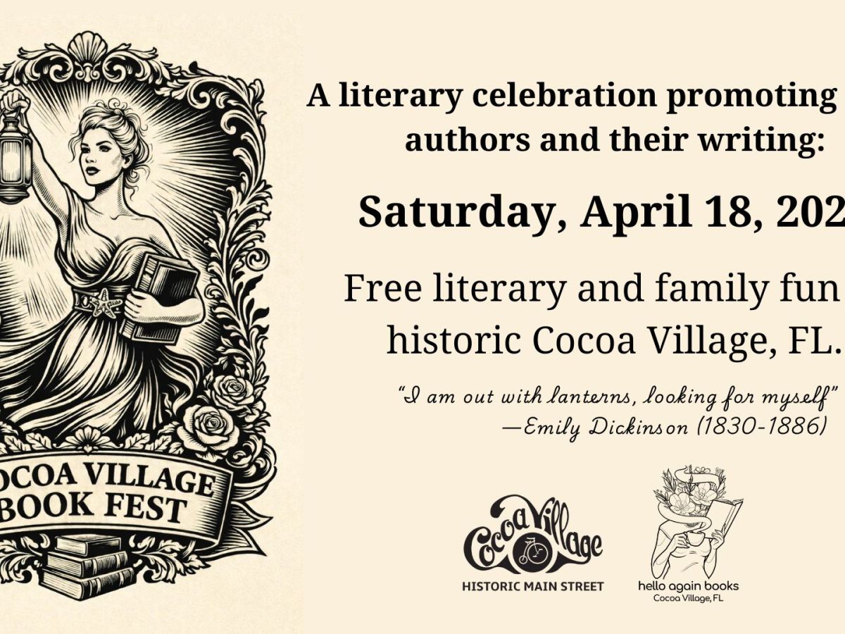 Come see me at Cocoa Village Book&nbsp;Fest