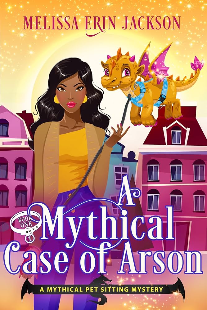 A Mythical Case of Arson paranormal cozy mystery book cover
