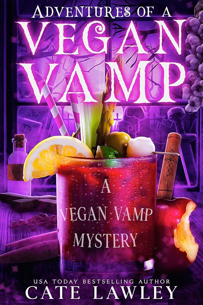 Adventures of a Vegan Vamp cozy paranormal mystery book cover