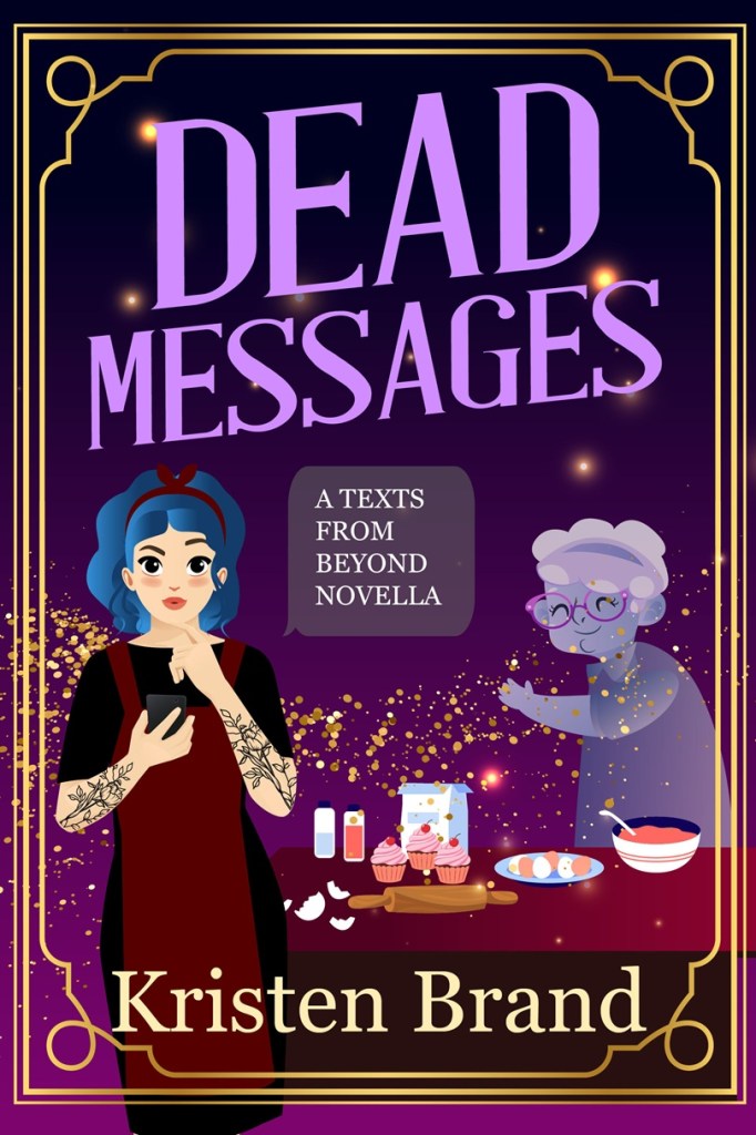 Dead Messages paranormal cozy mystery book cover